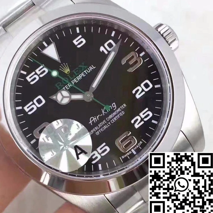 JF Rolex Black Air-King 116900 Dial Factory 0114